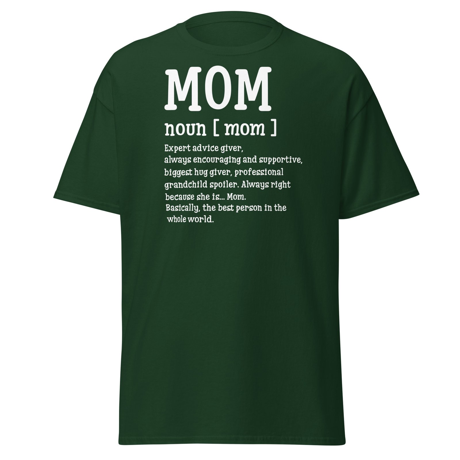 unisex-classic-tee-forest-green-front-6a96af7fd7070.jpg