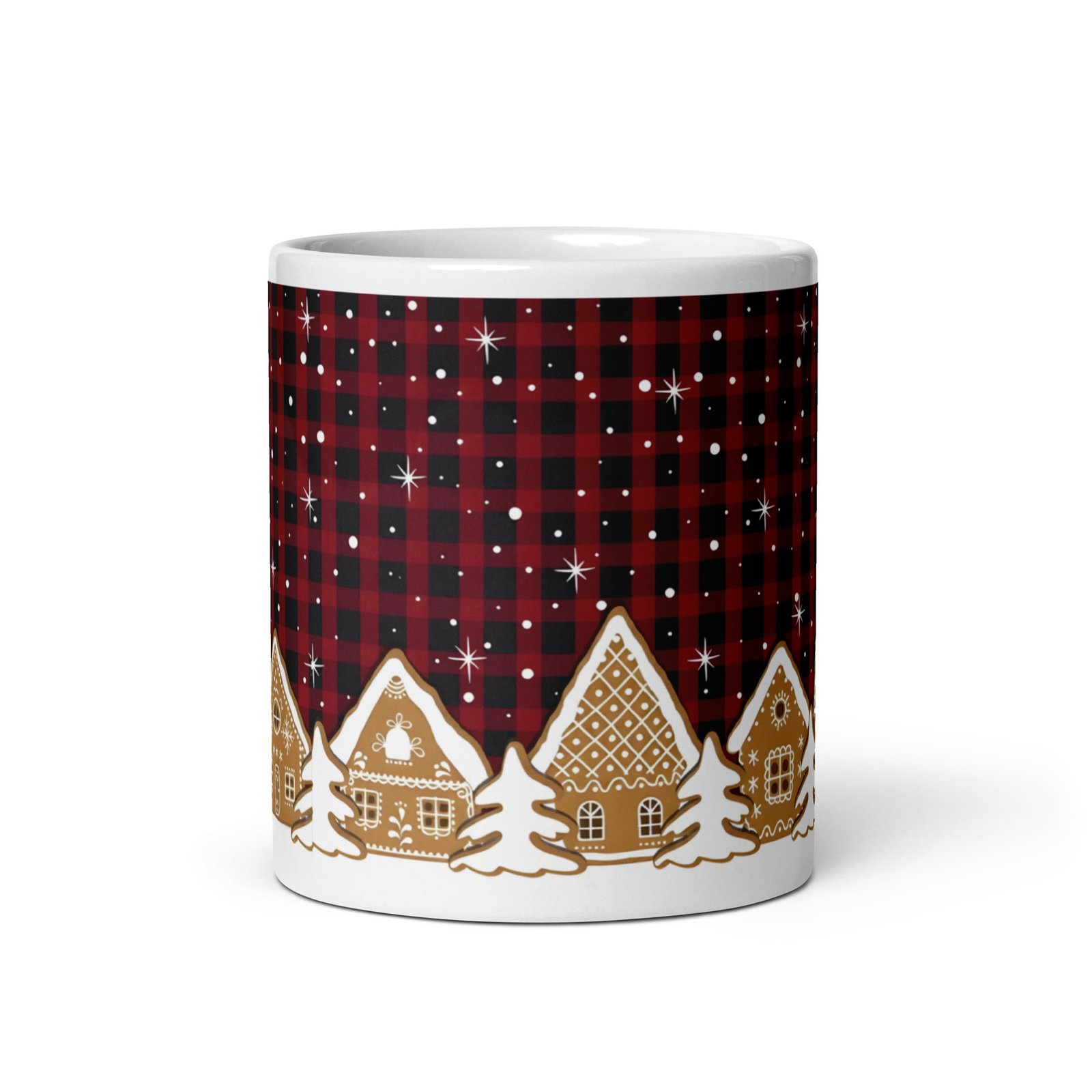 White glossy mug