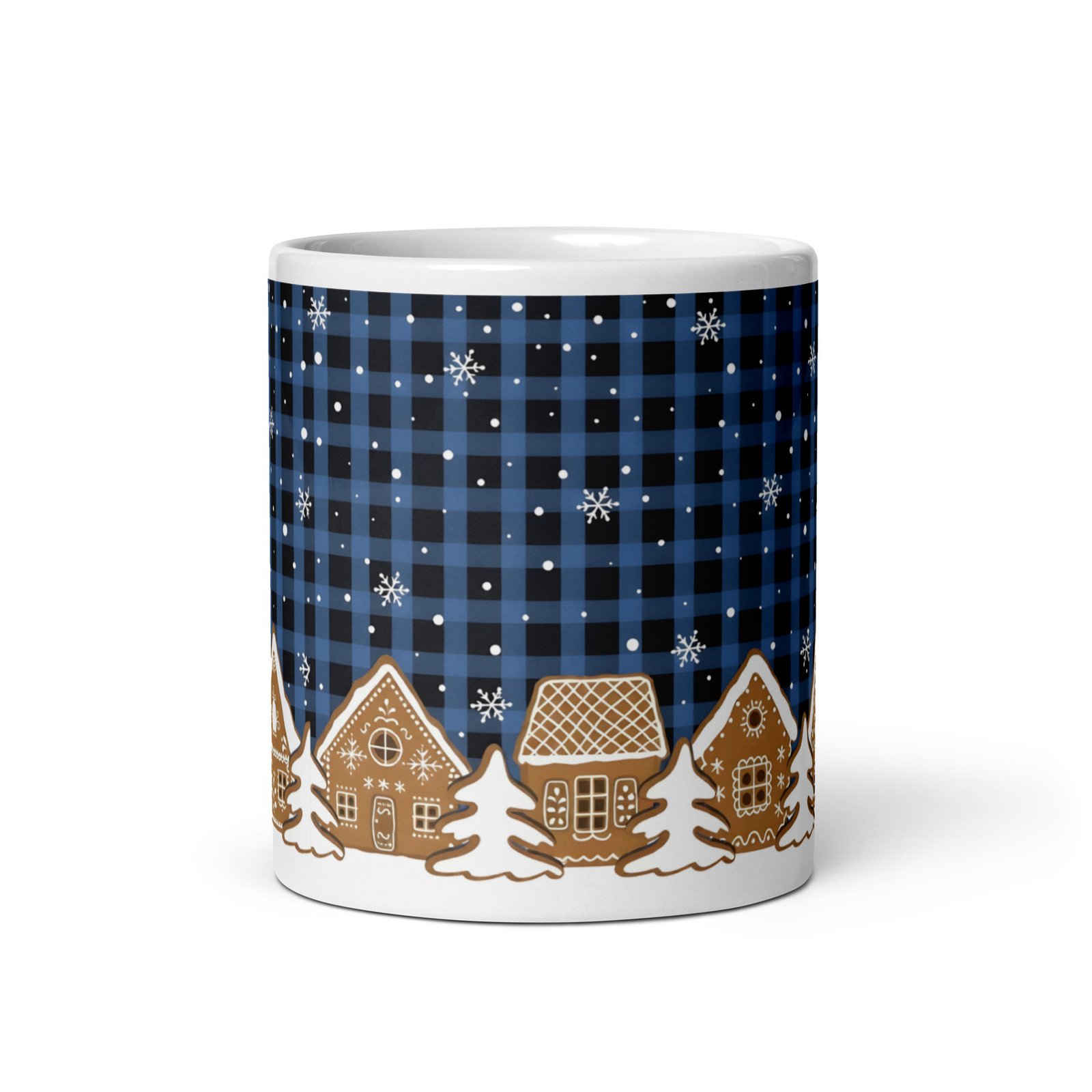 White glossy mug